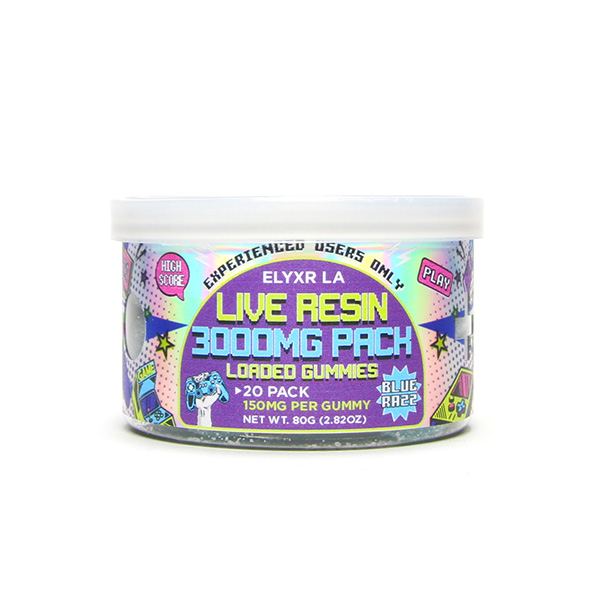 Elyxr-Gummies-150mg-Blue-Razz