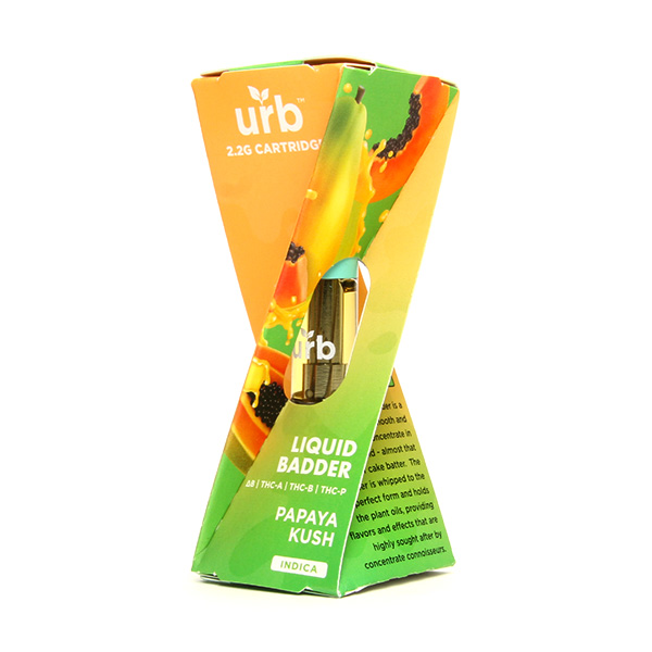 Urb-Liquid-Badder-Cartridge-2.2G-Papaya-Kush