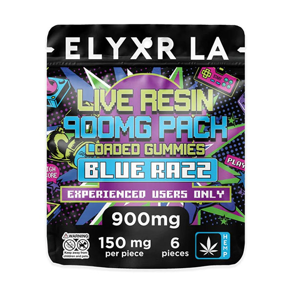 elyxr-live-resin-loaded-gummies-900mg-blue-razz